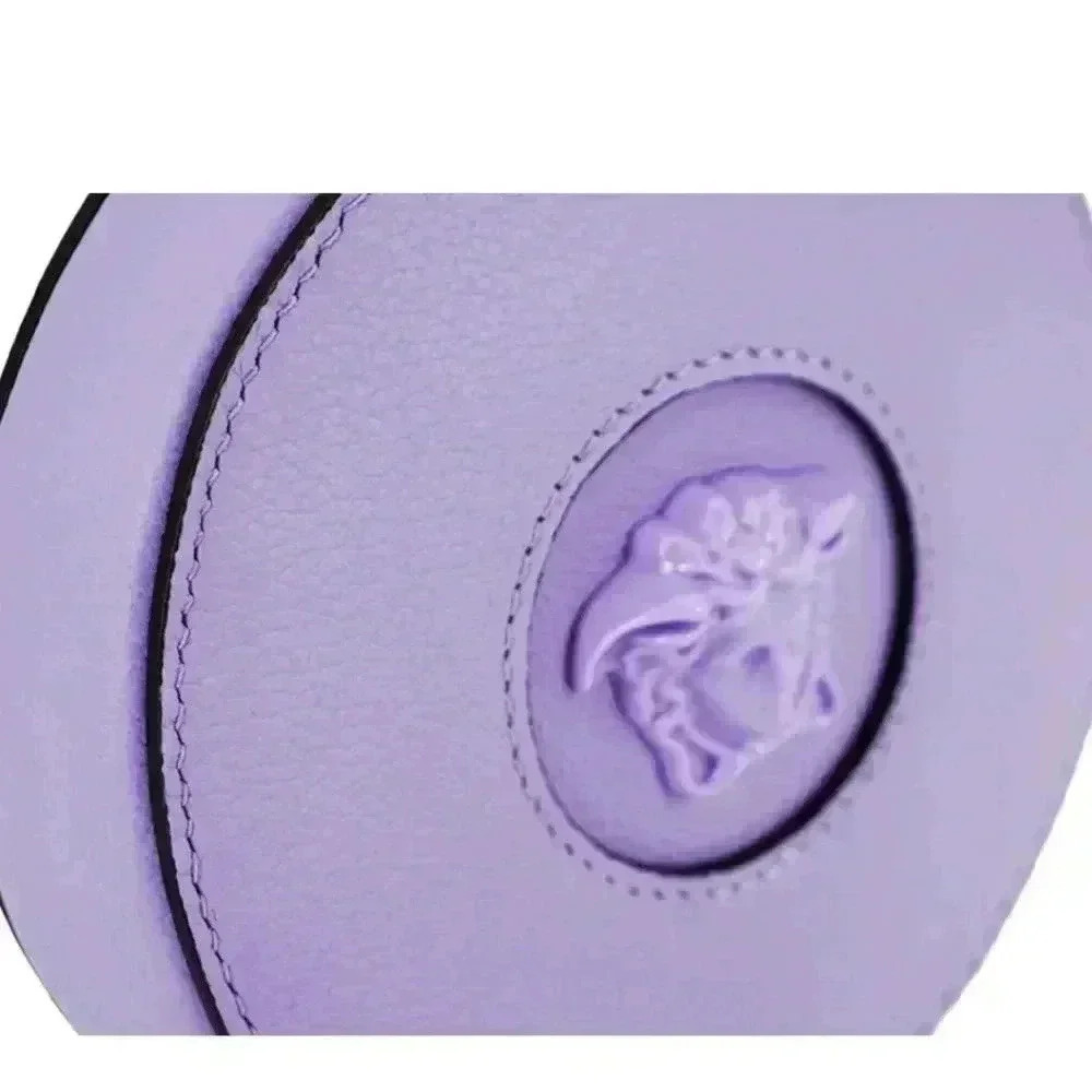 NWT VERSACE PURPLE CALF LEATHER MINI BAG - Picture 3 of 8
